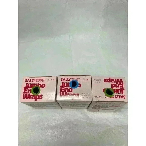 Sally Beauty‎ Jumbo End Wraps - 1,000 Sheets lot of 2 Boxes Plus Partial Box - Picture 2 of 4